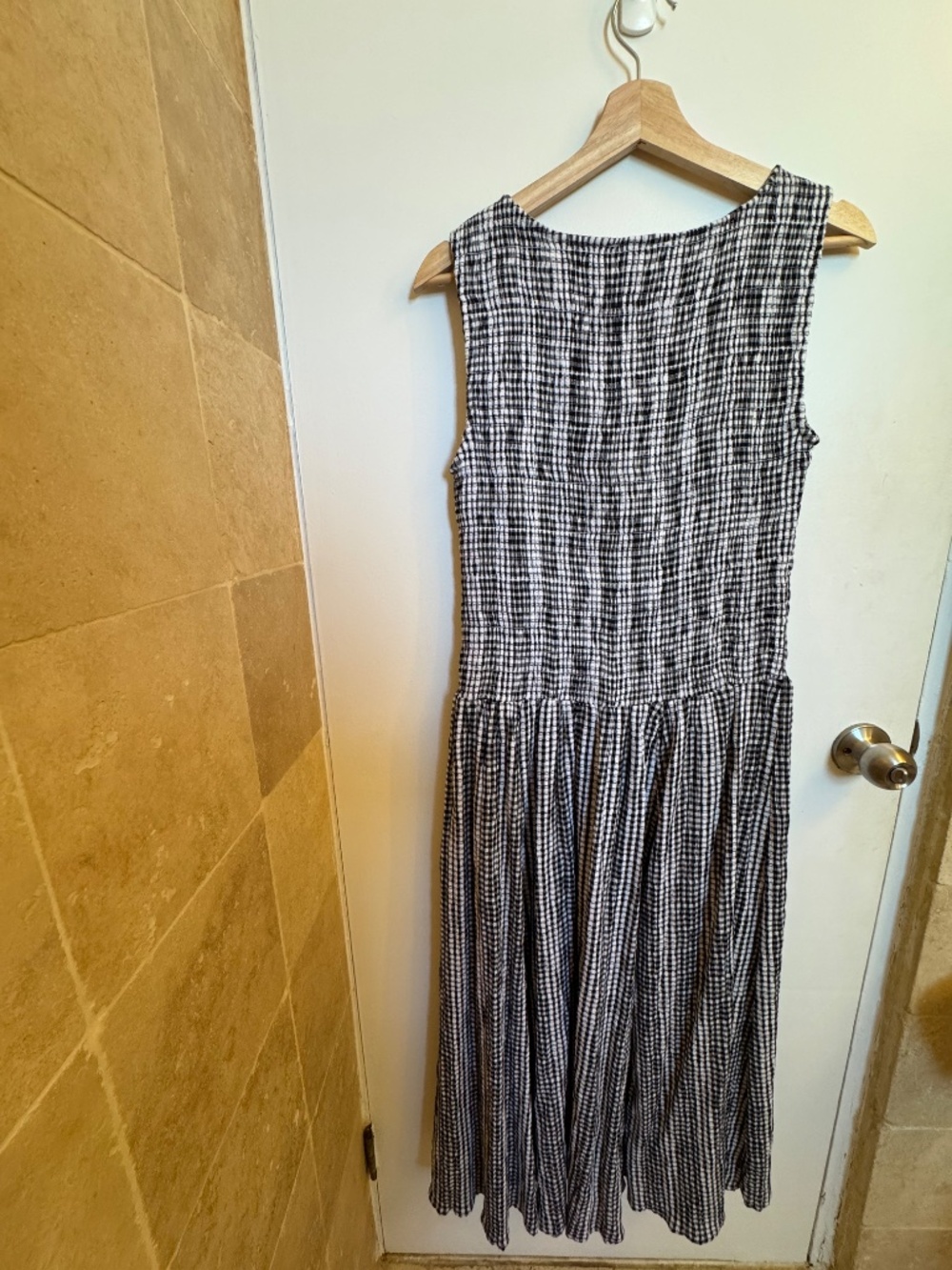 NWT J.Crew Lina Midi Dress in Gingham – Size Small - Picture 4 of 7